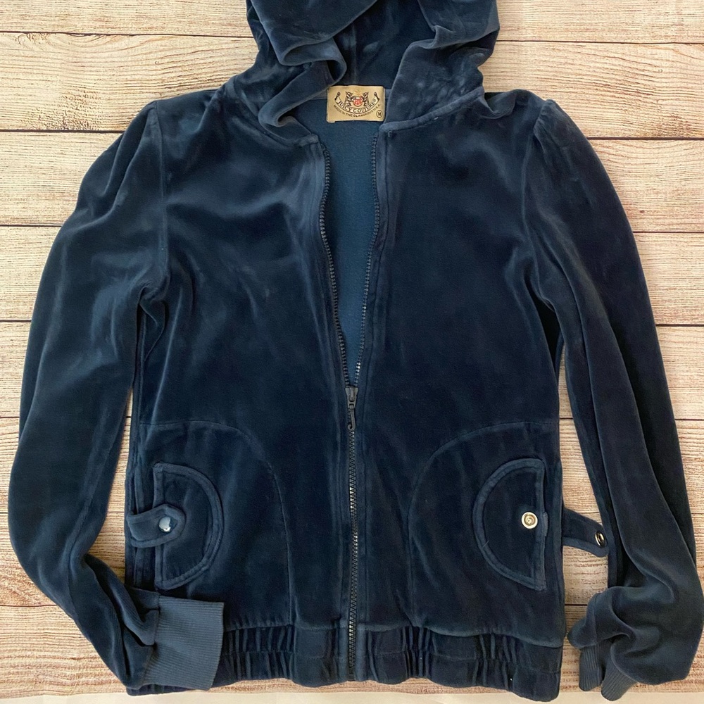 Juicy Couture velour zip hoodie